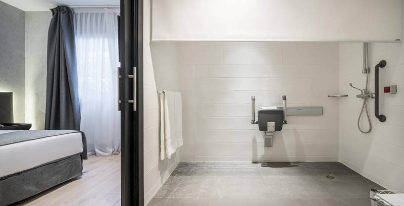 Habitación accesible ilunion bel art Hotel ILUNION Bel Art Barcelona